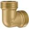 Brass male threaded elbow 90°