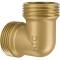 Brass male threaded elbow 90°