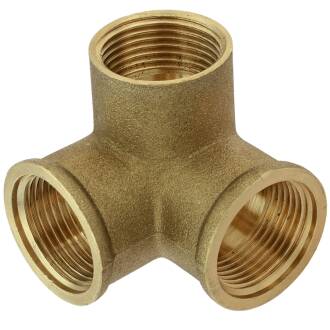 Brass female threaded angle elbow 90°