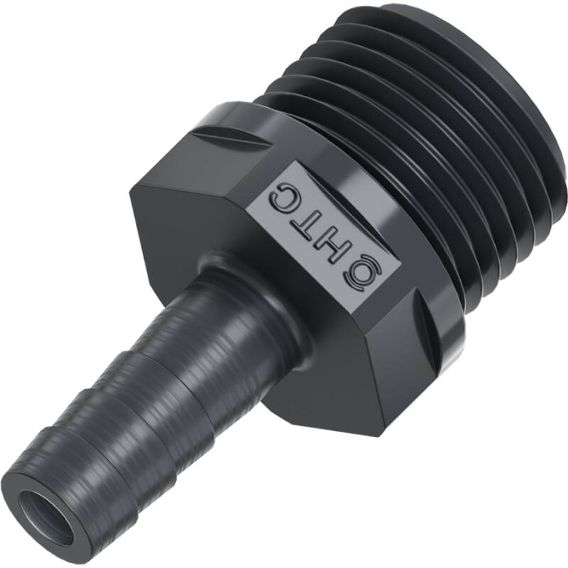 REKUBIK PVC-U Schlauchtülle 1/2 AG X 18 Mm – Außengewinde Mit Sechskantmutter, Dicht Für Wasser, Säure, Öl
