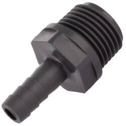 PVC-U Schlaucht&uuml;lle mit Aussengewinde 1/2&quot; x 8mm
