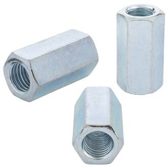 Dado Di Accoppiamento Esagonale M4-0.7 Metrico Zincato - Classe 6 DIN 6334 - Fasteners Inc