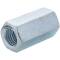 Zinc-coated steel threaded connection socket - hexagonal - DIN 6334