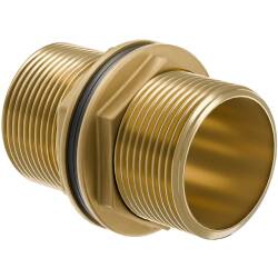 Messing Tankconnector Tankdurchf&uuml;hrung beidseitig Aussengewinde