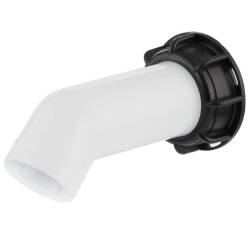 IBC container outlet nozzle, 2 parts