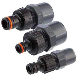 U-PVC male/female solvent socket with QuickConnector