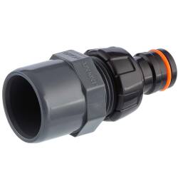 U-PVC male/female solvent socket with QuickConnector