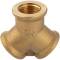 Brass female threaded Y-fitting