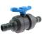 PVC-U Kugelhahn 2fach Schlauchtülle 10mm