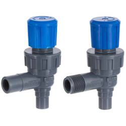 U-PVC angle valve