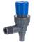 U-PVC angle valve 1/2"