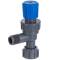 U-PVC angle valve 1/2" x 3/4"