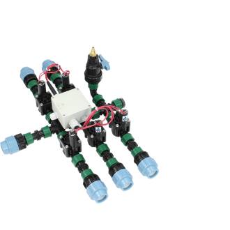 Ventilschacht Distributor, Verteilerstation Eingang 25mm, 5 Abgänge 25mm