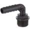 Portagomma curvo 90 con filetto maschio in PP