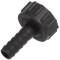PP hose nozzle with female thread and nut