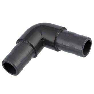 U-PVC elbow 45° with hose tail