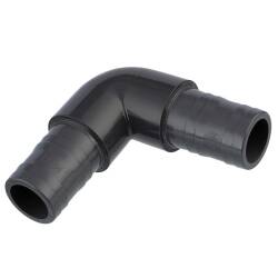 U-PVC elbow 45&deg; with hose tail