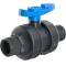 U-PVC and HDPE 2 way ball valve with male thread