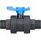 U-PVC and HDPE 2 way ball valve with male thread