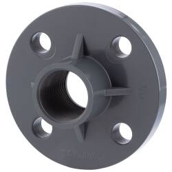 U-PVC fixed flange with female thread