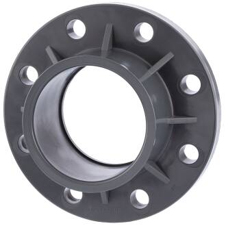 U-PVC fixed flange with solvent stub