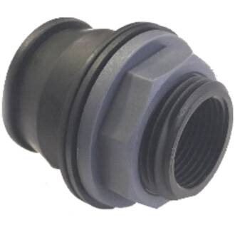 Adattatore per serbatoio push-in NBR filetto maschio x filetto femmina