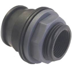 Adattatore per serbatoio push-in NBR filetto maschio x filetto femmina