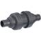 U-PVC check valve with hose tails