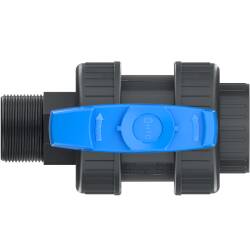 PVC-U Kugelhahn Innen- x Aussengewinde