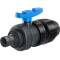 U-PVC and HDPE ball valve hose tail x PP compression fitting for PE pipes