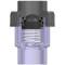 U-PVC solvent check valve with one nut - transparent