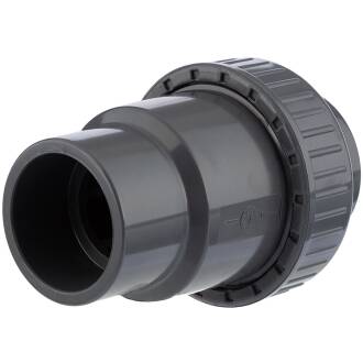 Valvola di non ritorno a sfera manicotto monoghiera in PVC-U 63mm