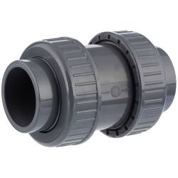 U-PVC solvent ball check valve