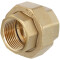 Bocchettone femmina/femmina in ottone - sigillatura piatta 1/2"