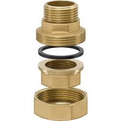 Brass Fitting Internal- x External Thread, Flat Sealing