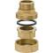 Brass Fitting Internal- x External Thread, Flat Sealing