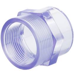 U-PVC solvent socket with female thread