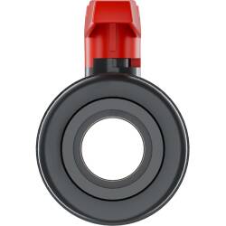 PVC-U Kugelhahn PTFE 2fach Klebemuffe