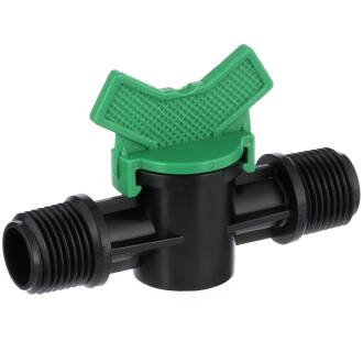 Valvola a sfera per ala gocciolante filetto maschio 1/2"