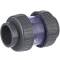 U-PVC check valve socket x female thread - transparent