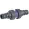 Valvola di non ritorno in PVC-U con portagomma - trasparente 50mm