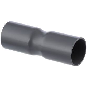 PVC-U Klebemuffe Verbinder lang - Doppelmuffe 50mm