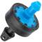 On-line drippers, emitter, pressure compensating 2,1 l/h, blue