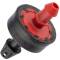 On-line drippers, emitter, pressure compensating 7,8 l/h, red