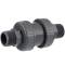 U-PVC ball check valve with male threads