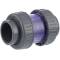 U-PVC ball check valve socket x female thread - transparent