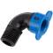 Blu-Lock System Elbow 1/2" AG x BL