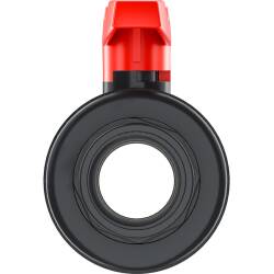 PVC-U Kugelhahn PTFE 2fach Innengewinde