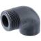 PP reducing elbow male x female thread grey 1 1/4" x 1"