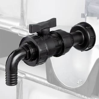 Container Coupling IBC container coupling S60*6 with plastic ball valve, 11,45